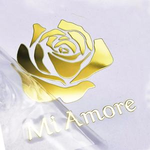 Custom Adhesive 3D Logo Sticker Nickel Electroforming Plate Embossed <b>Metal</b> with Strong Adhesion Custom <b>Packaging</b> Labels - Product Image 2