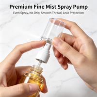 Flacon pulvérisateur PET 100/120/150/160/190 ml avec pompe à brume fine, emballage cosmétique vide pour huile essentielle, lotion, parfum, shampoing