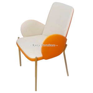 Prix de liquidation Chaise de salle à manger moderne de haute qualité avec pieds en métal et dossier souple pour la maison, l'école, le <span class=keywords><strong>restaurant</strong></span> et l'hôtel - Product Image 1