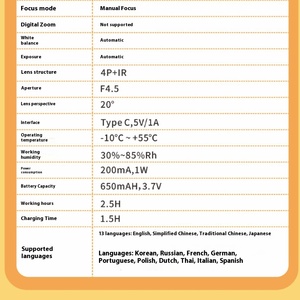 Trẻ em mới cầm tay kính hiển vi kỹ thuật số máy ảnh nhựa giáo dục đồ chơi MicroSD hỗ trợ truyền dữ liệu cho trường tiểu học - Product Image 5