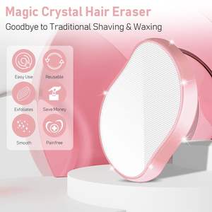 Borrador de pelo de cristal para mujeres y <span class=keywords><strong>hombres</strong></span>, removedor de pelo reutilizable, herramienta de depilación de exfoliación indolora traseros para brazos y piernas - Product Image 2
