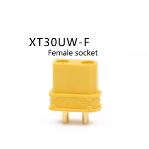 XT30APW-M ขั้วต่อแนวนอนแบบตัวผู้ 20A ชุบทองกระแสไฟสูงปลั๊กโมเดลเครื่องบิน XT30UW-F ปลั๊กบัดกรีตัวเมีย UPB PCB - Product Image 3