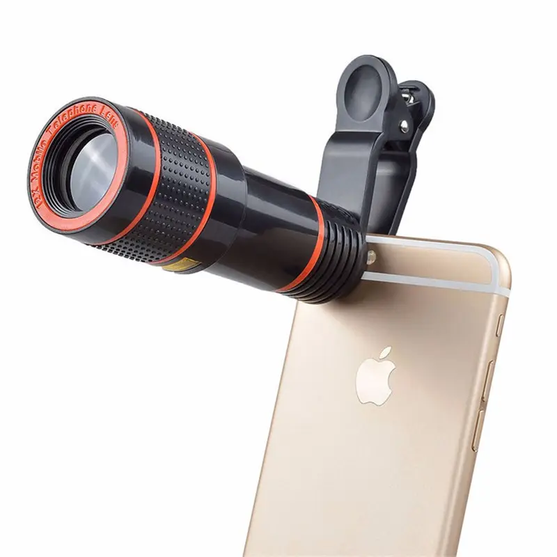 Universal Clip 12X Zoom Telephoto Telescope Camera Phone Lens