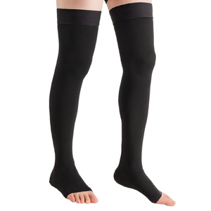 Chống trượt Spandex/Nylon nén vớ 20-30mmHg đùi cao cho thai hỗ trợ chống tắc mạch thoáng khí thân thiện với môi - Product Image 4