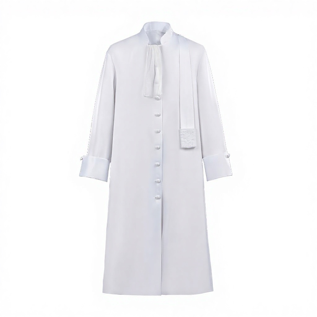 Avocat médiéval en blanc