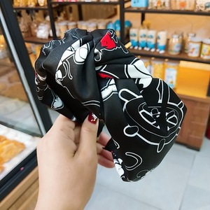 Fascia per Capelli Antiscivolo Unisex SongMay con Logo Personalizzato, Fodera in Raso, Fascia per Capelli Mickey, Tiara per Donne, Cura della Pelle, Sonno e Spa - Product Image 4