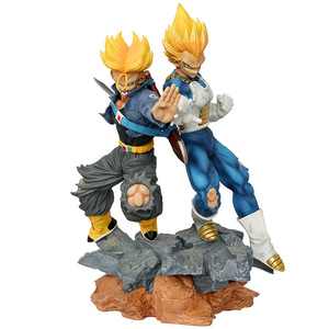 Vendita calda 31.5cm modello <span class=keywords><strong>binario</strong></span> Vegeta padre figlio Anime Action Figure artigianato in PVC vuoto serie di risonanza mondiale drago - Product Image 6