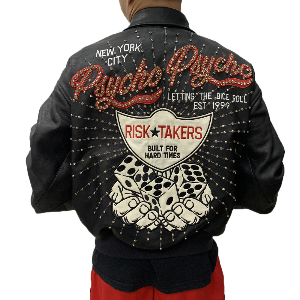 Leather Jacket No Collar - High Street Style & OEM Service