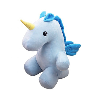 Peluche licorne douce personnalisable Poupée brodée design personnalisé remplie de coton PP - Product Image 2