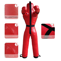 Mannequin d'entraînement de lutte, de BJJ, de MMA et de grappling sur pied, en PVC et PU personnalisé, avec remplissage de sable pour la remise en forme