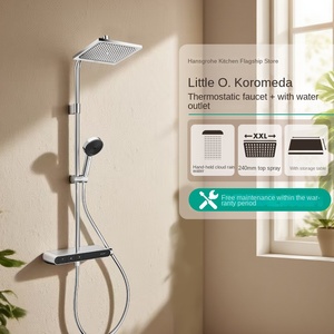 Crometta E Showerpipe 240 1jet Grado 2 con Termostato de Baño ShowerTablet Select 360 Modelo 26972 26972007 - Product Image 1