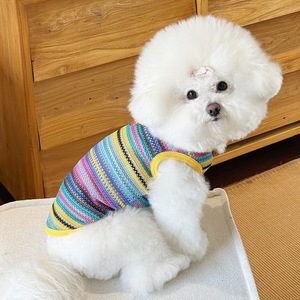 Vestito estivo senza maniche con rifiniture in pizzo piccolo di medie dimensioni cane gatto vestito senza maniche - Product Image 4