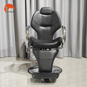 Chaise de styliste moderne noire, mobilier de salon de coiffure, professionnel, 360 °   Chaises de salon pivotantes <span class=keywords><strong>pour</strong></span> hommes, salon de coiffure - Product Image 3