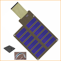 Module de cellule solaire amorphe flexible pour batterie Li de stockage de véhicule 12V/24V/48V