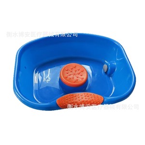 Lavabo para champú junto a la cama de 46 cm x 36 cm con reposacabezas para mujeres embarazadas y ancianas - Product Image 2