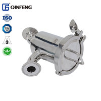 Vanne de filtration sanitaire à installation rapide de type R, en acier inoxydable 304/316, pour la séparation solide-liquide, raccord de pipeline