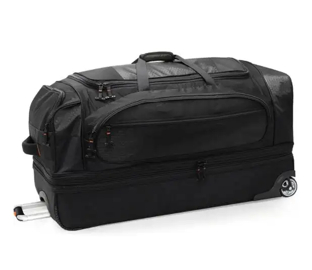 Bán buôn thời trang giải trí du lịch bánh Duffel thể thao phòng tập thể dục thực hiện trên cabin vải thô tay vai Xe đẩy du lịch hành lý túi