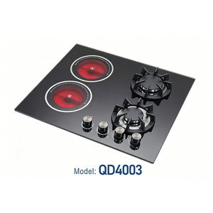 Table <span class=keywords><strong>de</strong></span> <span class=keywords><strong>cuisson</strong></span> <span class=keywords><strong>à</strong></span> <span class=keywords><strong>gaz</strong></span> domestique d'intérieur, <span class=keywords><strong>2</strong></span> brûleurs pliables, <span class=keywords><strong>2</strong></span> plaques chauffantes en céramique, allumage électronique, <span class=keywords><strong>plaque</strong></span> <span class=keywords><strong>de</strong></span> <span class=keywords><strong>cuisson</strong></span> double style personnalisée - Product Image 5