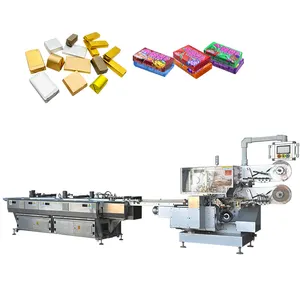 Shanghai multi function automatic chocolate sugar etc small snack food packing machinery
