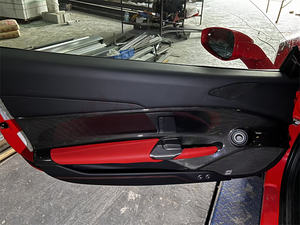 Prepreg seco de fibra de carbono <span class=keywords><strong>488</strong></span> lado faldas extensión con Winglet para <span class=keywords><strong>Ferrari</strong></span> <span class=keywords><strong>488</strong></span> GTB Coupe 2-La puerta 15-18 - Product Image 5