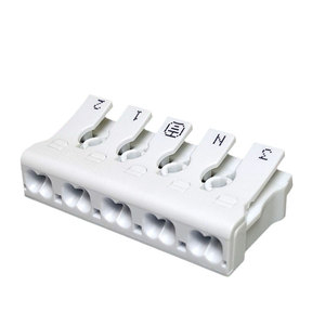 925 Mini connettore rapido a 4 vie connettore universale compatto Push In cavo connettore Plug-in filo giuntura veloce morsettiera - Product Image 2