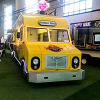 Mini camion de restauration électrique personnalisable, longueur 2-4m, design léger, construction en acier inoxydable et fibre de verre, facile à déplacer, mobile