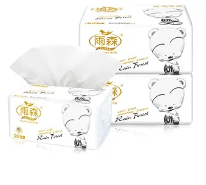 China manufacturing facial tissue virgin towel facial tissue paper portable facial tissue