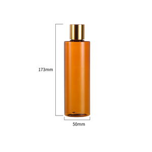 Botellas Vacías de Plástico PET Ámbar para Sérum, Loción, Perfume, con Pulverizador y Tapa Negra Mate, 100ml <span class=keywords><strong>200ml</strong></span> - Product Image 2