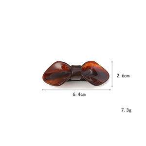 Kinling Conception OEM Personnalisé Acétate Vintage <span class=keywords><strong>Goody</strong></span> Style Barrettes À Cheveux En Forme D'arc Pince À Ressort - Product Image 5