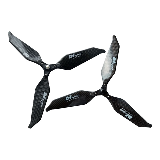 Maytech 9450 Carbon Fiber 9.4x5.0inch 3 Blade Propeller in Pair CW/CCW with Self-tightening Nut for Phantom 3/2 Quadcopter New