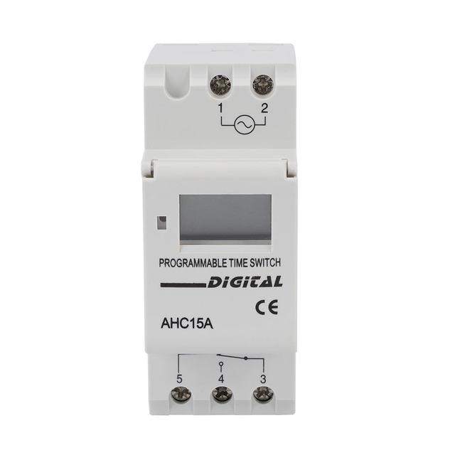 AHC15A Mini Digital Programmable Time Switch - Precise Timing Control