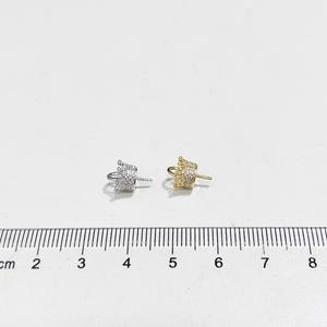 จี้เงินแท้ S925 รุ่น 31372DIY สำหรับประดับมุก รูปมงกุฎ พร้อมฐานรองสำหรับใส่ลูกปัดกลมขนาด 10-13 มม. สำหรับเด็กผู้หญิง - Product Image 4