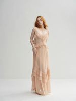Robe de soirée longue plissée élégante Nicecover, coupe trapèze sans manches à col carré, idéale pour les banquets et événements sociaux – Meilleure vente