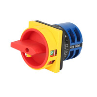 Interrupteur de positionnement Karwoll LW26-32GS ON-OFF 4 pôles 32A 690V, inverseur manuel de sécurité rotatif à came, avec cadenas, en plastique, pour instruments