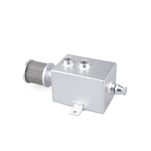 CNSPEED Square Aluminum Oil <b>Can</b> 2L With <b>Air</b> Filter Universal Car Modification - Product Image 4