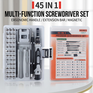 Jeu de tournevis multifonctionnels, poignée en plastique, conception ergonomique pour outils de réparation de téléphones portables - Product Image 3