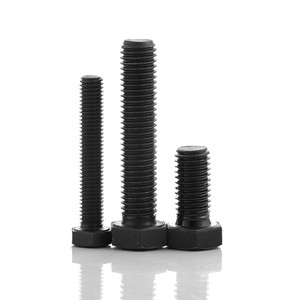 Pernos de Cabeza Hexagonal Negros DIN933 de Alta Resistencia, Acero, Tamaños M6 M12 M14 M16 - Product Image 4