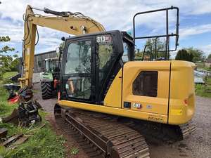 รถขุดไฮดรอลิกตีนตะขาบ CAT 313 GC มือสอง ขนาด 13 ตัน เครื่องยนต์ดีเซล Caterpillar สำหรับงานก่อสร้างหนักและงานดิน - Product Image 1