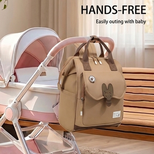 Sac à langer pour femme de grande capacité, nouvelle mode, léger, pour l'extérieur, avec compartiment pour <span class=keywords><strong>biberon</strong></span> - Product Image 6