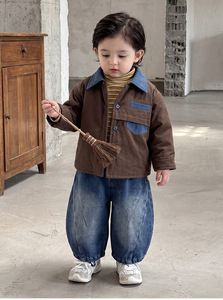 Giacca Invernale Calda per Bambino con Colletto Rovesciato, Moda 2026, Vendita all'Ingrosso - Product Image 4