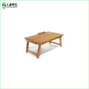 Escritorio plegable y extensible de bambú para portátil, escritorio de estudio, soporte para portátil, escritorio de regazo para personas perezosas - Product Image 2