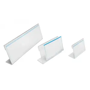 Porta Nome 7788L in Acrilico Personalizzabile per Merchandising - Product Image 1