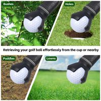 Ensemble de récupérateurs de balles de golf en plastique, installation rapide, accessoires de golf durables pour le golf