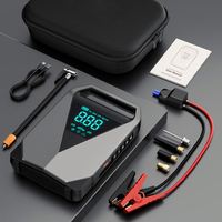 Kit Kapasitor Super Portabel Baterai 8000mah 1000A 4 in 1 Starter Darurat Mobil & Motor Power Bank dengan Pompa Udara