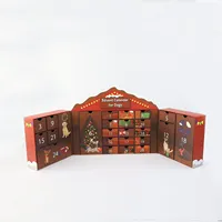Boîte de calendrier de l'avent personnalisée pour cosmétiques, parfums, bijoux, surprises, chocolats, jouets pour animaux de compagnie, emballage cadeau pour Noël