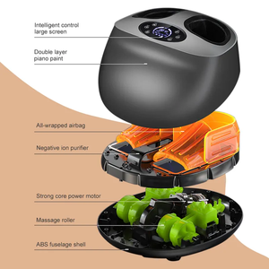 Pantuflas de Masaje de Pies 2025, Venta al por Mayor en <span class=keywords><strong>China</strong></span>, Masajeador de Pies Eléctrico Shiatsu para Uso Doméstico con Vibración Profunda, Rodillos y Presión de Aire - Product Image 6