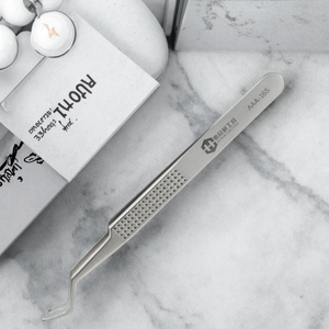 <span class=keywords><strong>Pinzas</strong></span> Curvas <span class=keywords><strong>de</strong></span> Acero Inoxidable <span class=keywords><strong>de</strong></span> Grado Industrial AAA-16S, <span class=keywords><strong>de</strong></span> Alta Precisión, Antiestáticas, No Magnéticas, Resistentes a la Química y al Calor - Product Image 2