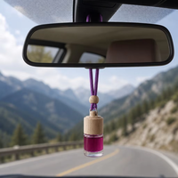 Parfum liquide en verre de conception supérieure désodorisant de voiture diffuseur d'air écologique 5%-15% ingrédients actifs parfum de lavande
