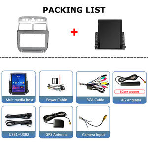 9.7 "Vertical Style Tesla Écran Android Autoradio pour Peugeot <span class=keywords><strong>307</strong></span> 2001-2008 Navigation GPS Carplay Lecteur Multimédia Unité Principale - Product Image 4