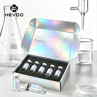 Personalización de Marca Privada, Estuche para Péptidos de 3ml, 5ml, 7ml, Embalaje en Caja de Correo, Acabado Holográfico, Estuche de Viaje para Péptidos
